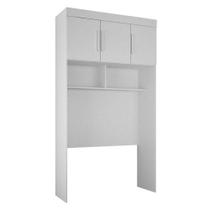 Modulo Orion Aéreo Solteiro Branco - Leifer Móveis Modulo Orion Aéreo Solteiro Branco - Leifer Móveis