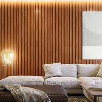 Modulo Painel Ripado Project - 1M - 2,65M Alt Cinamomo Mel - Mobler Modulo Painel Ripado Project - 1M - 2,65M Alt Cinamomo Mel - Mobler