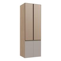 Módulo Paneleiro 70cm Com Vidro Reflecta 100% MDF Cozinha Modulada Gold Robel Hanover/Fendi/Reflecta