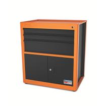 Módulo para Bancada com 3 Gavetas e 2 Portas Tramontina PRO Laranja Módulo para Bancada com 3 Gavetas e 2 Portas Tramontina PRO Laranja
