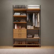Módulo para Closet 2 Gavetas MDF TW403 Dalla Costa Módulo para Closet 2 Gavetas MDF TW403 Dalla Costa