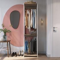Módulo para Closet com Cabideiro e Prateleira 183x45x57cm Branco/Banco/Montana Módulo para Closet com Cabideiro e Prateleira 183x45x57cm Branco/Banco/Montana