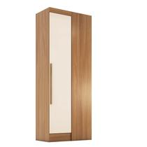 Módulo para Guarda-Roupa Smart Canto 1 Porta Espresso Móveis Bege/Cinamomo/Off White