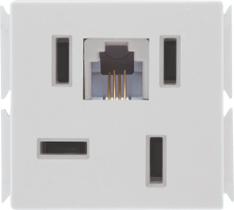 Módulo para Tomada de Telefone 4P e RJ11 Tramontina Aria Branco