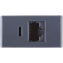 Módulo para Tomada para Transmissão de Dados RJ45 cat. 6 Tramontina Grafite