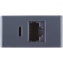 Módulo para Tomada para Transmissão de Dados RJ45 cat. 6 Tramontina Grafite