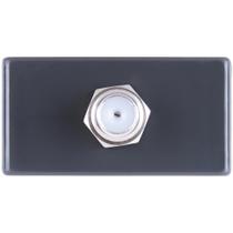 Módulo Para Tomada Tv Sat Coaxial Direta Tramontina Grafite Módulo Para Tomada Tv Sat Coaxial Direta Tramontina Grafite