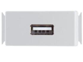 Modulo para Tomada USB 1,5 A Bivolt Tramontina Aria Branco