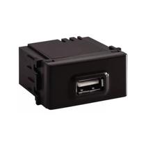 Módulo Para Tomada Usb Bivolt Tramontina 1,5 A Preto Liz