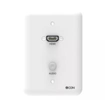 Modulo Parede Hdmi Áudio P2 Branco 4X2 Ic-Mp-103 Icon Box