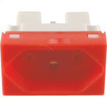 Modulo Peesa Una Max 645 Tomada 2P+T20A Vermelho Modulo Peesa Una Max 645 Tomada 2P+T20A Vermelho