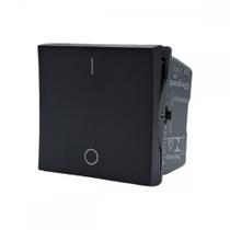 Modulo Pial Plus+ 1 Simples Bipolar 25A. Borne Automatico Preto - 612016Pt