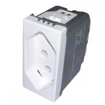 Modulo Pial Plus+ 1 Tomada 10A. Branca Borne Automatico - 615038Bc Modulo Pial Plus+ 1 Tomada 10A. Branca Borne Automatico - 615038Bc