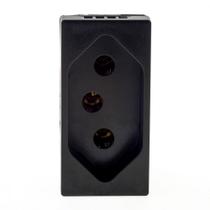 Modulo Pial Plus+ 1 Tomada 20A. Borne Automatico Preto - 615060Pt Modulo Pial Plus+ 1 Tomada 20A. Borne Automatico Preto - 615060Pt