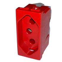 Modulo Pial Plus 1 Tomada 20A. Vermelho 615079