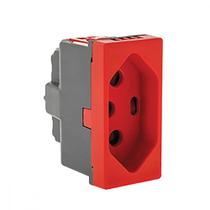 Modulo Pial Plus+ 1Tomada 20A 615079 Vermelho