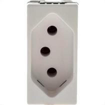 Modulo Pial Plus+ Branco 1 Tomada 10A Borne Automatico 615038Bc Modulo Pial Plus+ Branco 1 Tomada 10A Borne Automatico 615038Bc
