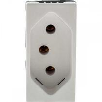 Modulo Pial Plus+ Branco 1 Tomada 10A Borne Parafuso 615040Bc Modulo Pial Plus+ Branco 1 Tomada 10A Borne Parafuso 615040Bc