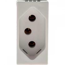 Modulo Pial Plus+ Branco 1 Tomada 20A Borne Parafuso 615060Bc Modulo Pial Plus+ Branco 1 Tomada 20A Borne Parafuso 615060Bc
