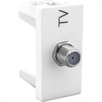 Modulo Pial Plus+ Branco 1 Tomada Coaxial 615030Bc Modulo Pial Plus+ Branco 1 Tomada Coaxial 615030Bc