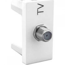 Modulo Pial Plus+ Branco 1 Tomada Coaxial 615030Bc