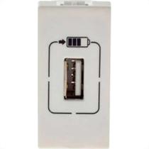 Modulo Pial Plus+ Branco 1 Tomada Usb 1100Ma 615088Bc Modulo Pial Plus+ Branco 1 Tomada Usb 1100Ma 615088Bc