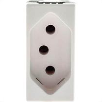 Modulo Pial Plus+ Branco 1Tomada 10A 38Bc Modulo Pial Plus+ Branco 1Tomada 10A 38Bc