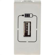 Modulo Pial Plus+ Branco 1Tomada Usb 1100Ma88Bc Modulo Pial Plus+ Branco 1Tomada Usb 1100Ma88Bc