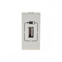 Modulo Pial Plus+ Branco 1Tomada Usb 1100Ma88Bc Modulo Pial Plus+ Branco 1Tomada Usb 1100Ma88Bc