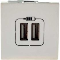Modulo Pial Plus+ Branco 2 Tomada Usb 2400Ma 615089Bc Modulo Pial Plus+ Branco 2 Tomada Usb 2400Ma 615089Bc
