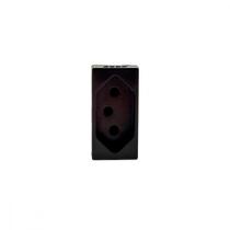 Modulo Pial Plus+ Preto 1Tomada 10A Borne Automatico 615038Pt