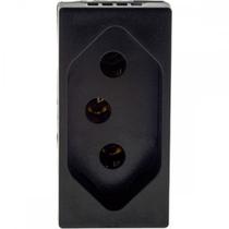 Modulo Pial Plus+ Preto 1Tomada 20A 615060 Preto Modulo Pial Plus+ Preto 1Tomada 20A 615060 Preto