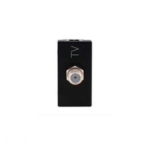 Modulo Pial Plus+ Preto 1Tomada Coaxial 615030Pt Modulo Pial Plus+ Preto 1Tomada Coaxial 615030Pt