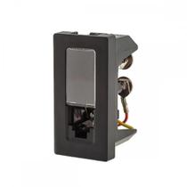 Modulo Pial Plus+ Preto 1Tomada Rj11 4F 5010Pt Modulo Pial Plus+ Preto 1Tomada Rj11 4F 5010Pt