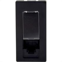 Modulo Pial Plus+ Preto 1Tomada Rj45 615045Pt