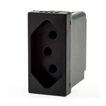 Modulo Pial Plus Tomada 10A Preto Borne Automático