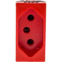 Modulo Pial Plus+ Vermelho 1Tomada 20A Borne Parafuso 615079Vm Modulo Pial Plus+ Vermelho 1Tomada 20A Borne Parafuso 615079Vm