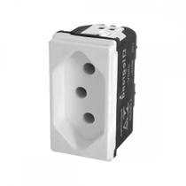 Modulo Pial Pop Branco 1 Tomada 2P+T 10A. - Lg030