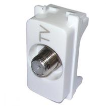 Modulo Pial Zeffia Conector Para Fio Coaxial Branco - 680157