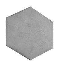 Módulo Placa Painel Francis Hexagonal Autocolagem Suspenso Cinza