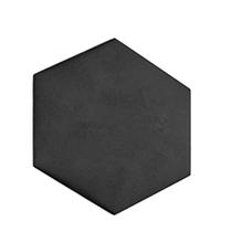 Módulo Placa Painel Francis Hexagonal Autocolagem Suspenso Preto