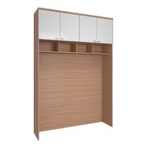 Modulo Ponte 143cm 4 Portas Setiba Plus Rimo Carvalho/Branco