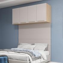 Módulo Ponte Aéreo 150cm MDP San Diego Bege/Aveiro Oak/Cinza Urbano