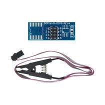 Módulo Programador USB EEPROM Flash BIOS Série 24 25 SOIC8 SOP8 Com Clipe De Teste Para 93CXX 25CXX