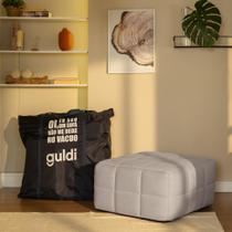 Módulo Puff Sofá Guldi Popup Linho Cru