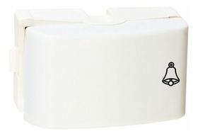 Modulo Pulsador Campainha 1 Posto 10a 250v Branco Lunare