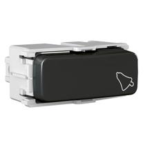 Módulo pulsador campainha 10a 250vca preto compose - weg
