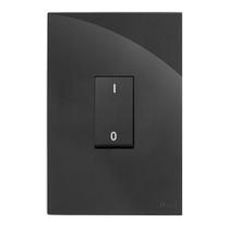 Modulo Pulsador De Campainha - Recta Black Satin Fosco