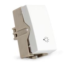 Modulo Pulsador Minuteria Sleek Branco Margirius