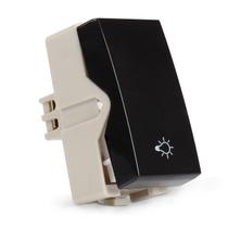 Modulo Pulsador Minuteria Sleek Preto Ebony Margirius Modulo Pulsador Minuteria Sleek Preto Ebony Margirius